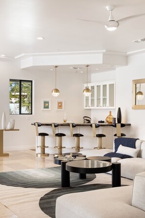 Smart TV, table tennis - Skyview - Private Mountainside Villa with Pool, Game Room & Gym! #004928 4br (Palm Springs)