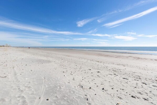 On the beach