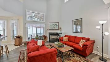 TV connectée, cheminée, lecteur de DVD, imprimantes