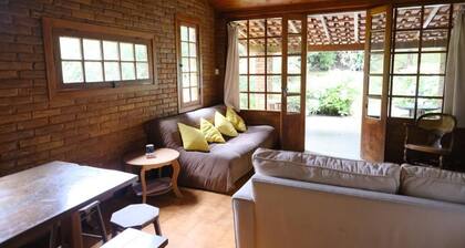 Chalet with fireplace and barbecue - 50 meters from the waterfall!