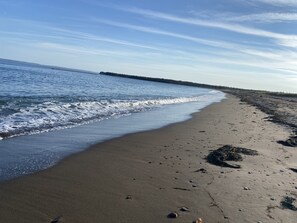 Nära stranden och strandhanddukar