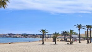 On the beach