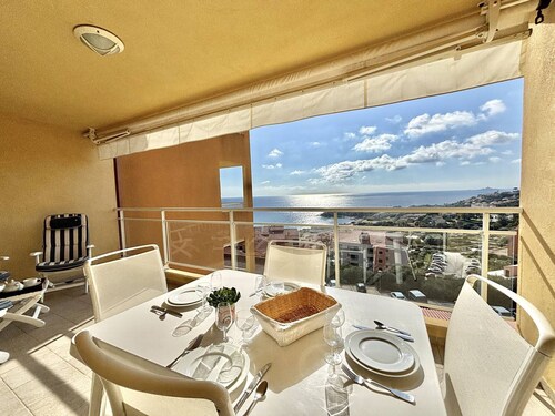 3-room air-conditioned apartment with terraces - Ajaccio