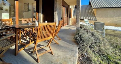 Charmant 3 piÚces avec jardin pour 6 pers. à Briançon, à 3mn du centre, proche randonnées et Col d'Izoard