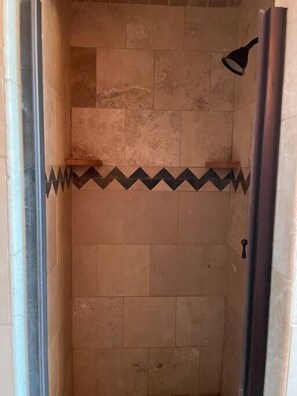 Hair dryer, towels