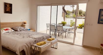 Luxury house with jacuzzi - 5 min from the beach, ideal for families