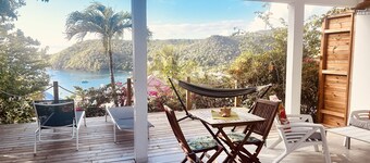 T2 sea view apartment 5 minutes walk from the beach and jacuzzi