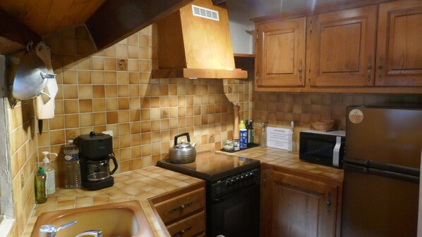 Microwave, oven, stovetop