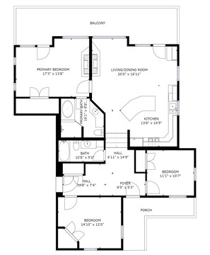 Pientalo, 3 makuuhuonetta | Pohjapiirros