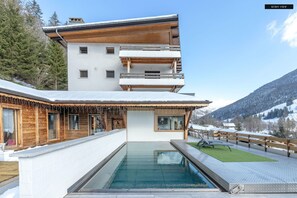 Outdoor pool, a heated pool - Eden View - 8p - private heated pool & sauna (La chapelle d'Abondance)