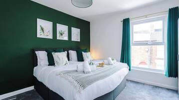 2 bedrooms, iron/ironing board, travel crib, WiFi