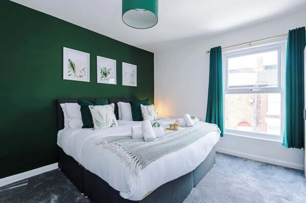 2 bedrooms, iron/ironing board, travel crib, WiFi