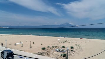 Accommodatie ligt op het strand