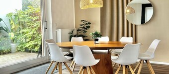 Ferienhaus: 4 Schlafzimmer, 2 Bäder, Küche, Terrasse und Grill