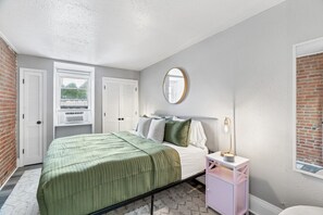 Desk, iron/ironing board, travel crib, WiFi - The Loft on Main | Steps to Dining & Nightlife (Saint Charles)