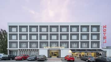 Voorkant van accommodatie
