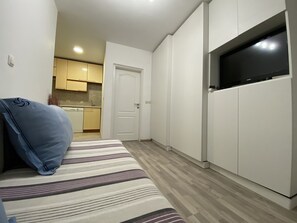 1 غرفة نوم وواي فاي وملاءات أسرّة