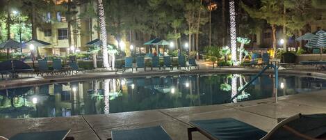 Udendørs pool, opvarmet pool