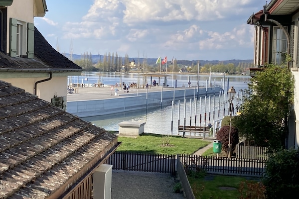 Blick von der Unterkunft