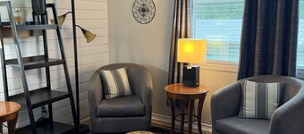 Discover Wimberley charm from your upstairs cozy studio 