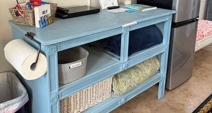 Discover Wimberley charm from your upstairs cozy studio