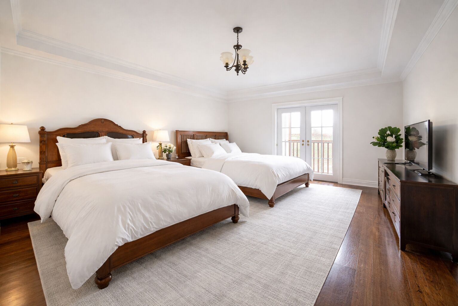 4 bedrooms, desk, iron/ironing board, free WiFi