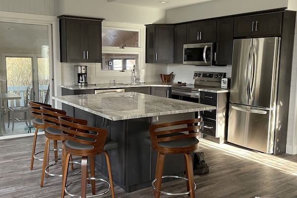 Fully stocked kitchen