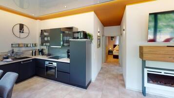 Kühlschrank, Herdplatte, Geschirrspüler