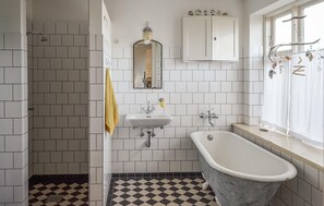 Combined shower/tub
