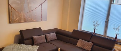 Smart TV, DVD player, books, stereo