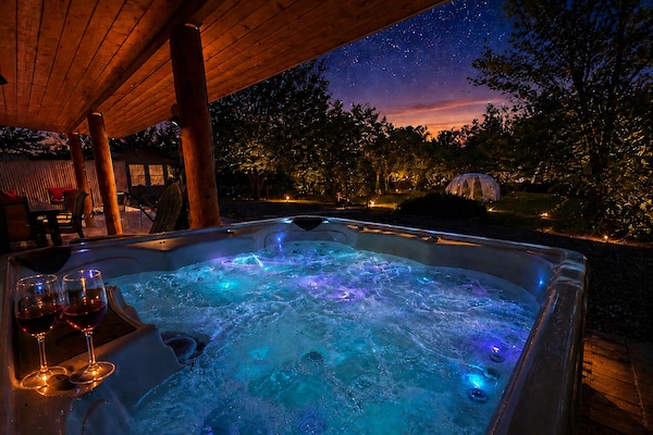 Baignoire à remous extérieure