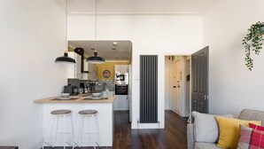 Appartement, 1 kingsize bed met slaapbank | Woonruimte
