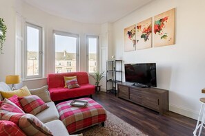 Lägenhet - 1 kingsize-säng med bäddsoffa | Vardagsrum