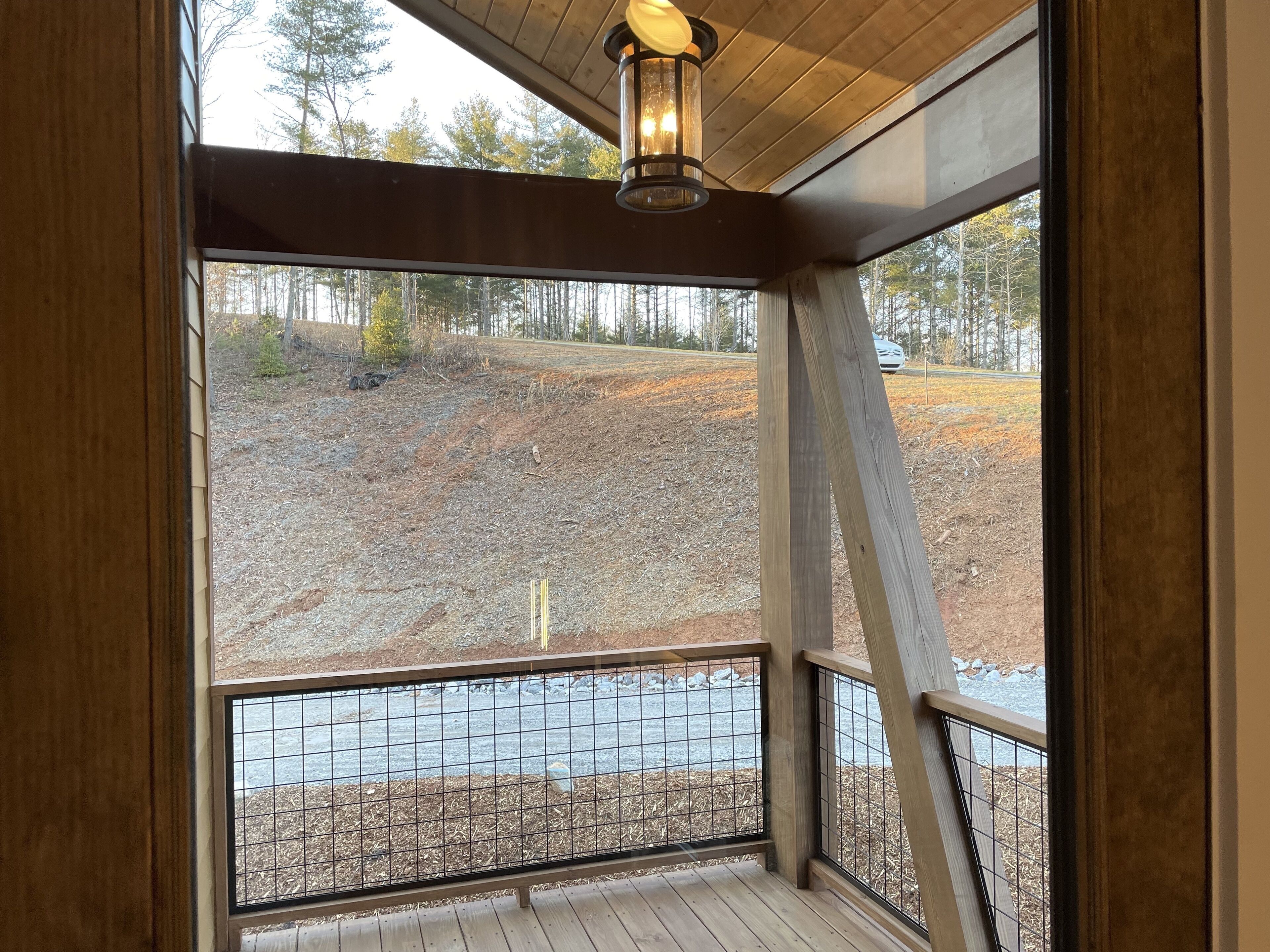 Front upstairs deck