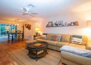 Smart TV, video games, DVD player, books