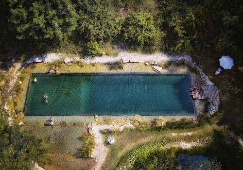 Luxury safari hideaway with idyllic natural pool