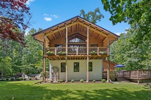 Exterior - Ultimate Cabin Getaway w/ Hot Tub, Fire Pit and Lake to Recharge and Unwind! (Quakertown)
