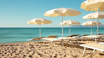 Vista a la playa o el mar