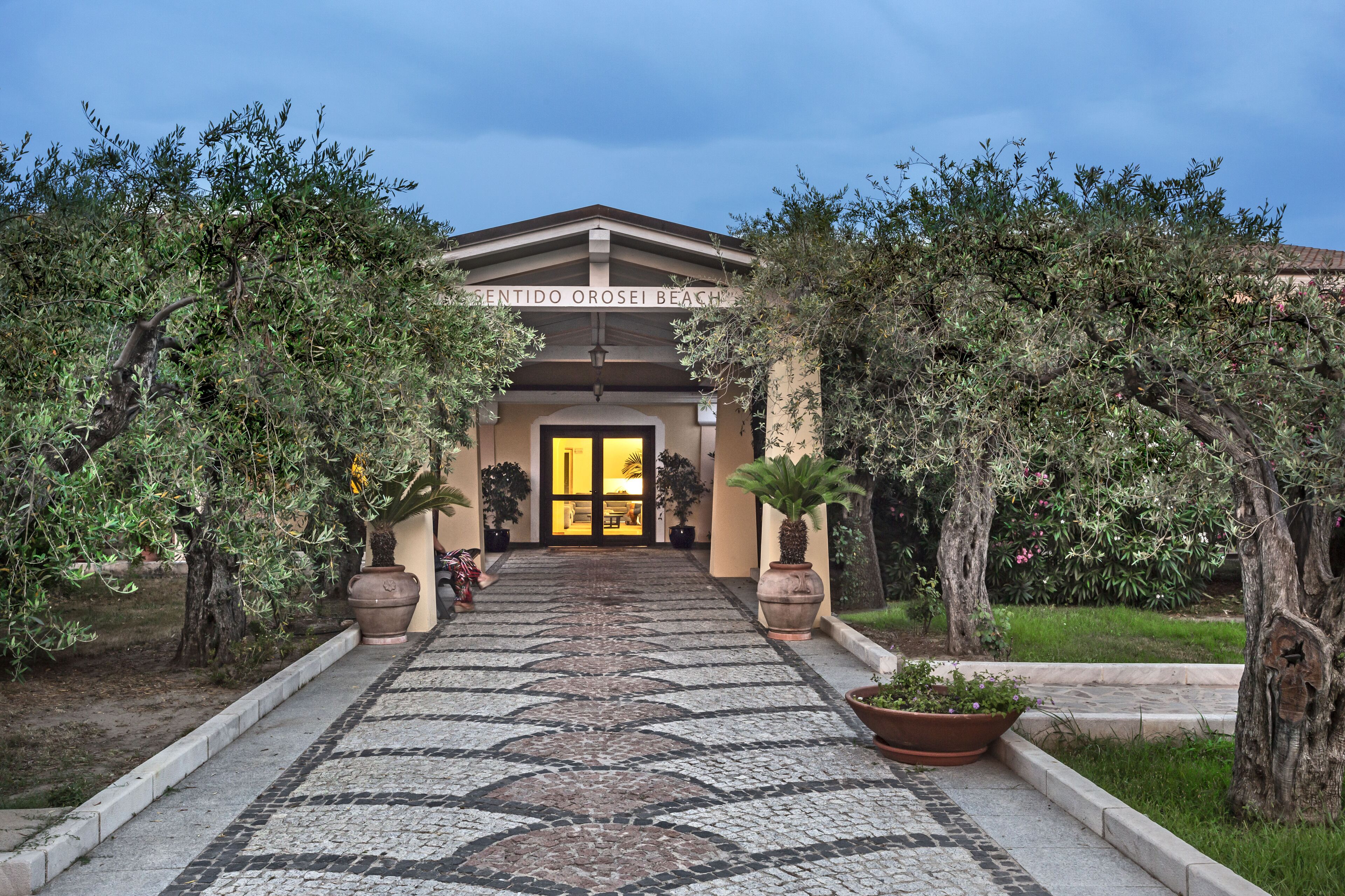 Entrada de la propiedad