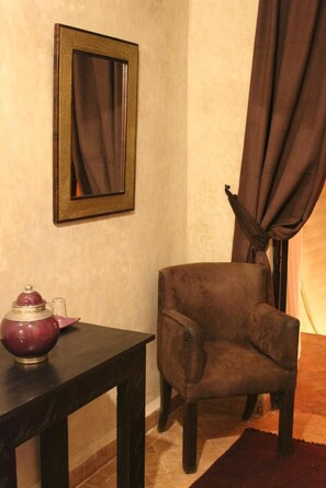 Living area - Room-riad Hermès in Marrakech (Marrakech)