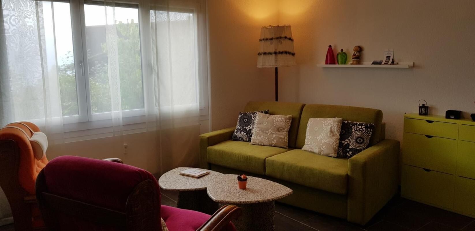 Apartment, 1 Bedroom, Patio | Living area