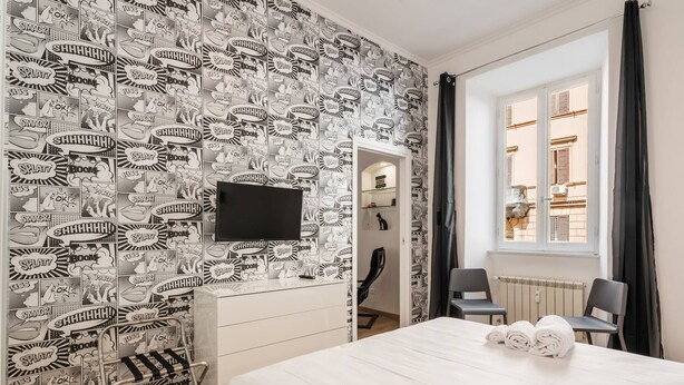 Condo, 2 Bedrooms | 2 bedrooms, travel crib - New Completely Renovated Apt In Vatican Peppes (Rome)