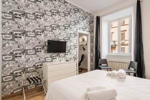 Condo, 2 Bedrooms | 2 bedrooms, travel cot - New Completely Renovated Apt In Vatican Peppes (Rome)