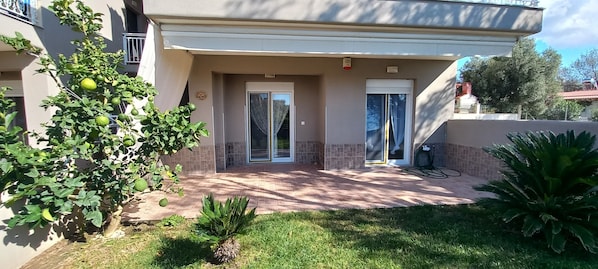 Apartment, 2 Bedrooms, Accessible, Balcony | Exterior - Palm Garden Apartment (Sithonia)