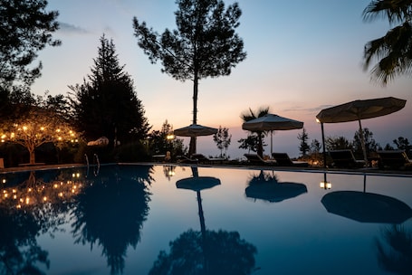 View from property. Olympos Mountain Lodge