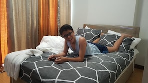 Quarto, 1 quarto, acessível, vista para o jardim | 1 quarto, roupa de cama