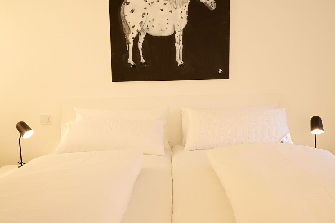 2 bedrooms, iron/ironing board, travel crib, WiFi