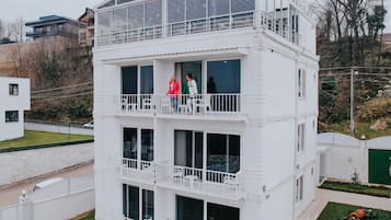 Façade de l’hébergement