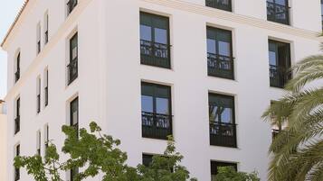 Voorkant van accommodatie