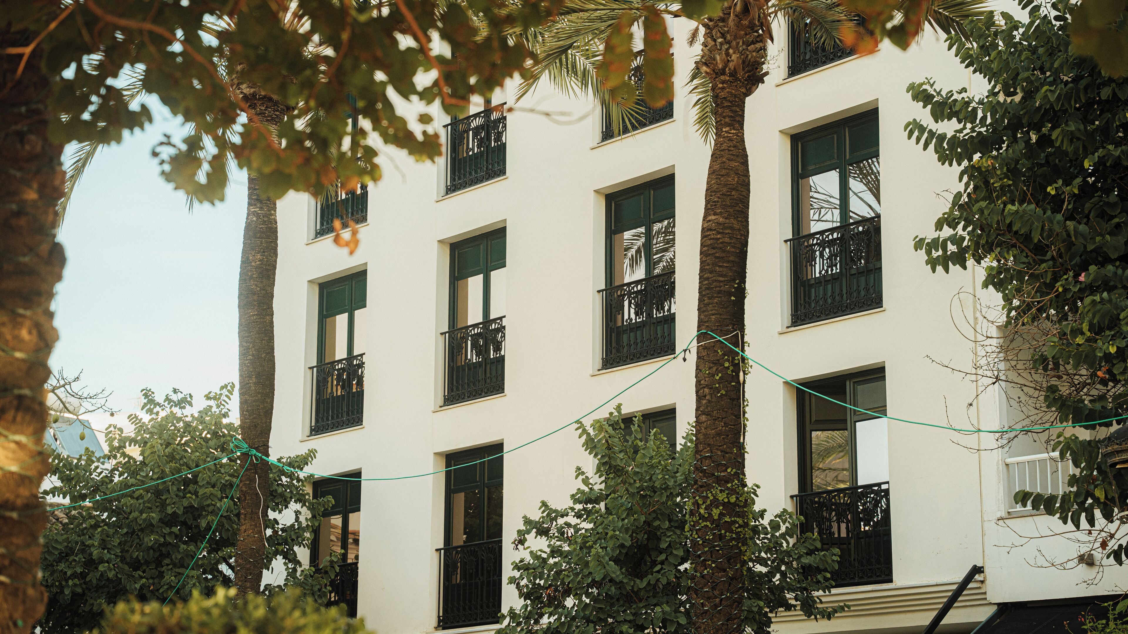 Voorkant van accommodatie